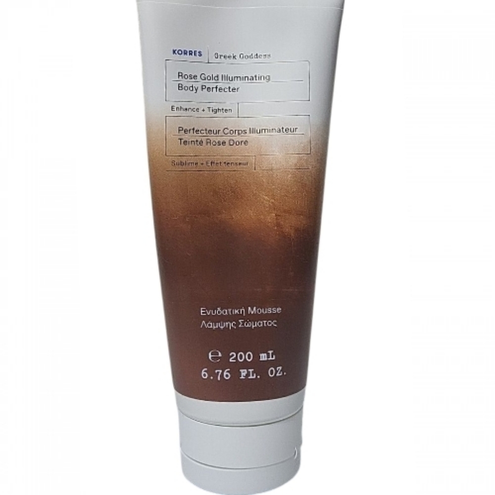 Korres Rose Gold Illuminating Body Perfector Mousse 6.76 Fl Oz 200ml